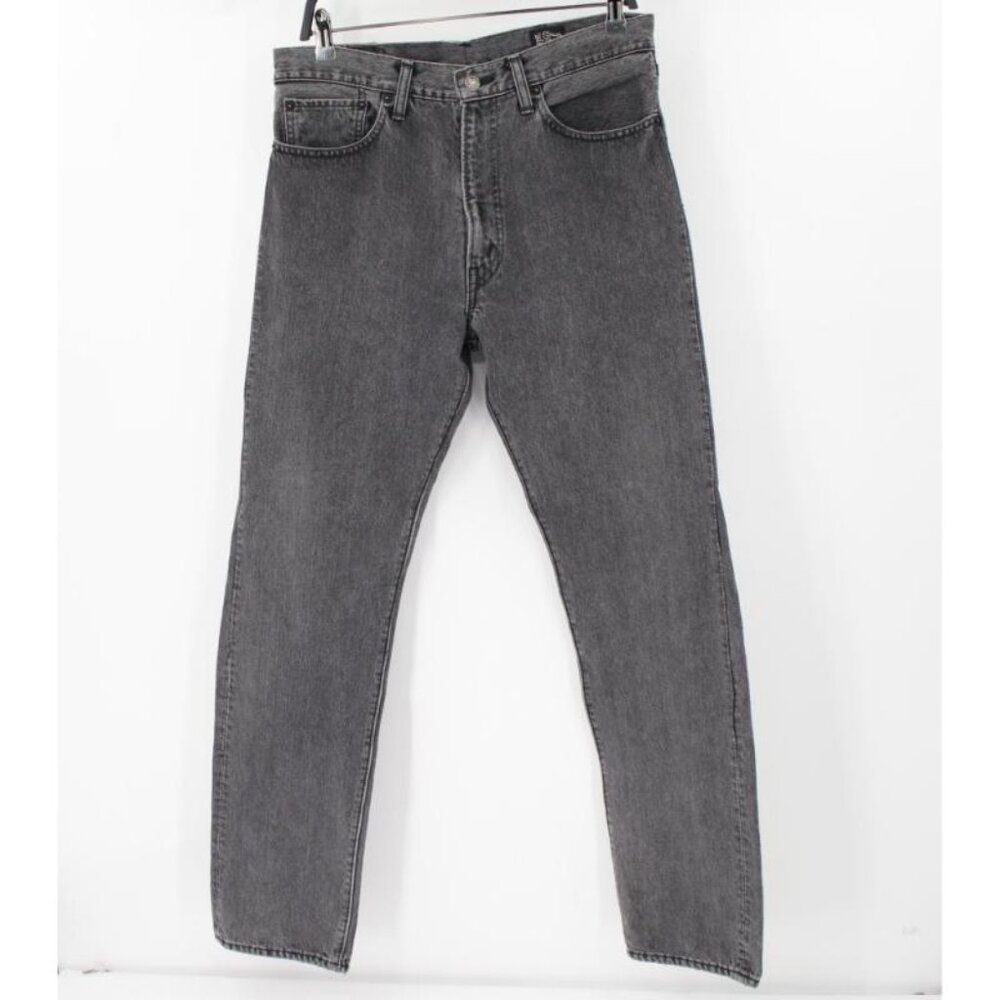 Orslow Jeans Mens 32 L32 Slim Straight Leg 105Z Denim Made in Japan gray pockets